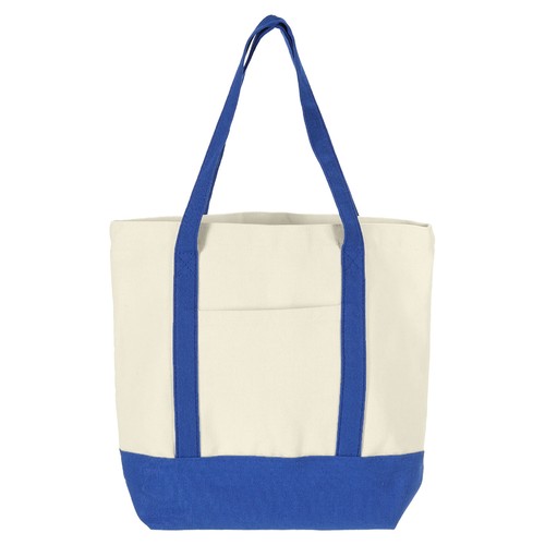 Canvas tote bag with zipper - canvas,