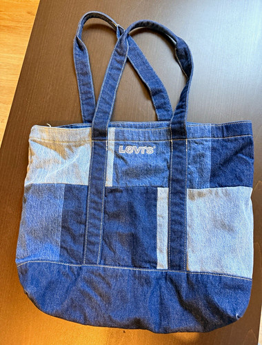 Levi blue patchwork - patchwork, denim