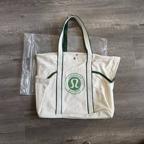 Lululemon canvas tote bag