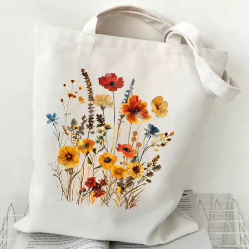 Boho wildflower canvas - wildflower,