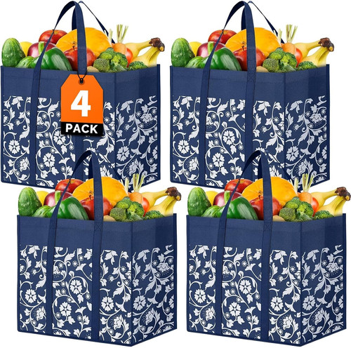 Reusable grocery bags - reusable, 4