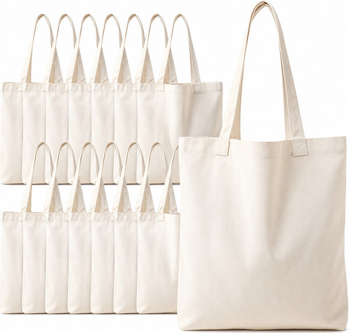 Bulk 100 plain - cotton, canvas