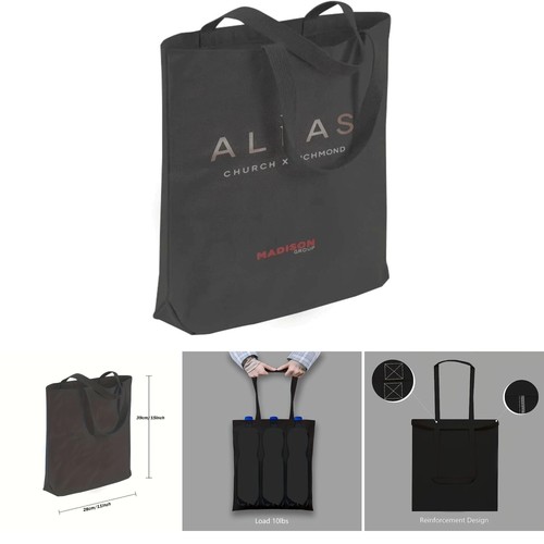 Pack reusable black canvas - reusable,