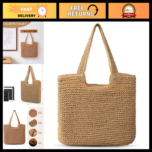 Large waterproof woven straw - large,