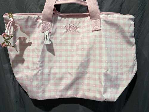 Pink white gingham zip - pink/white,