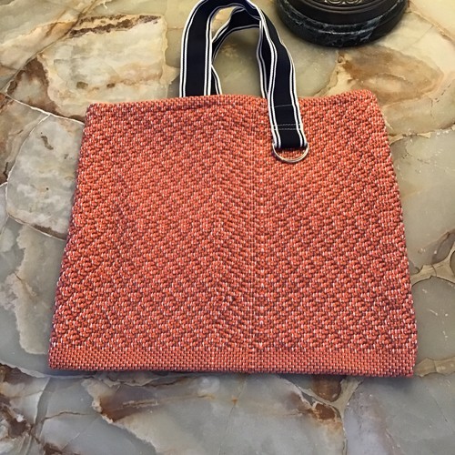 Orange hand woven - hand, w/