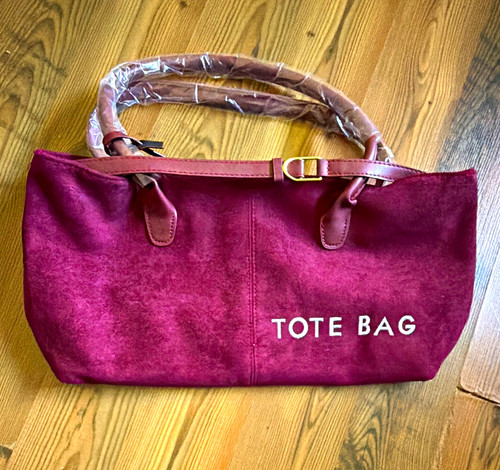 Women burgundy tote - women’s, bag