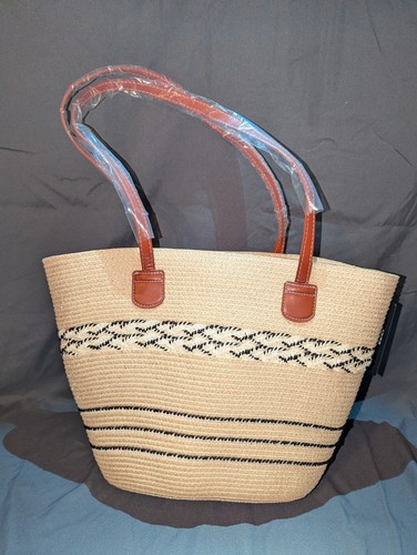 Fashion woven straw - ci, tote