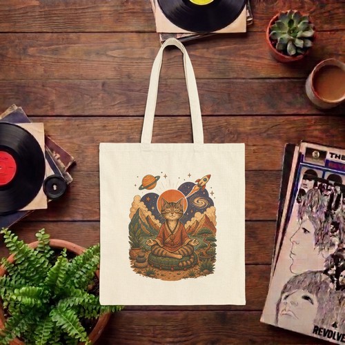 Cat yoga tote - tote,