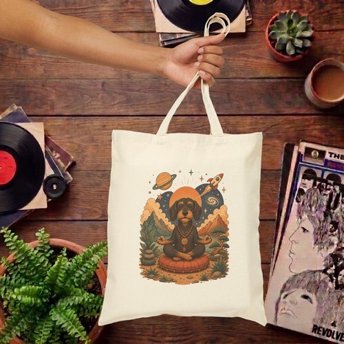 Dog yoga tote bag - tote,