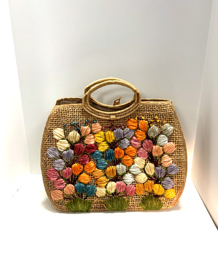 Handmade bold large - , straw