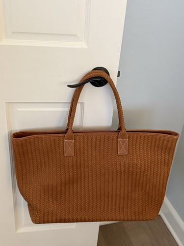 Relic tan leather woven - leather,