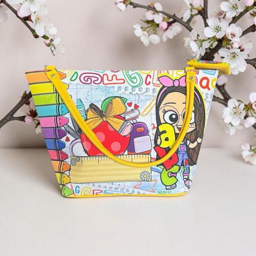 Multicolor cartoon print - multicolor,
