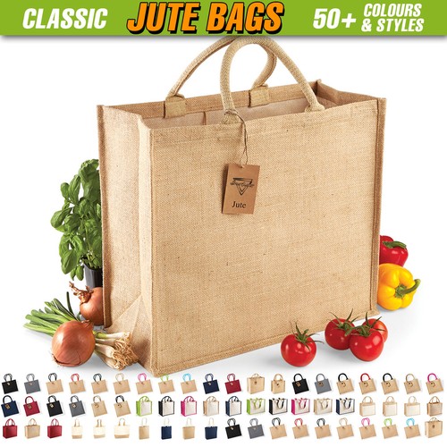 Classic jute shopper bag - classic,