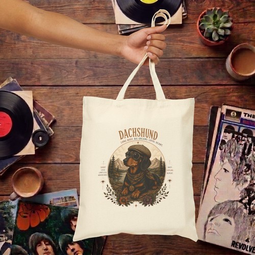 Dachshund tote bag cute - bag, dog