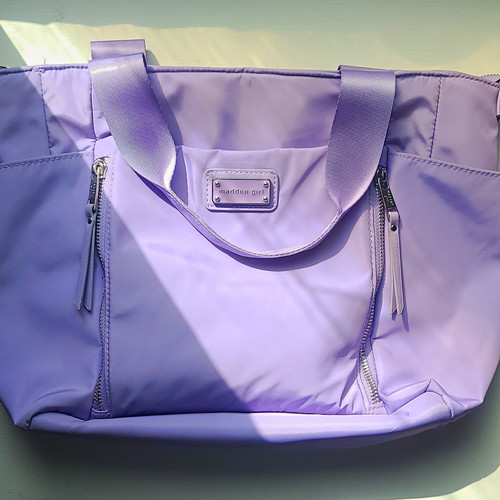 Madden girl lavender tote bag - tote,