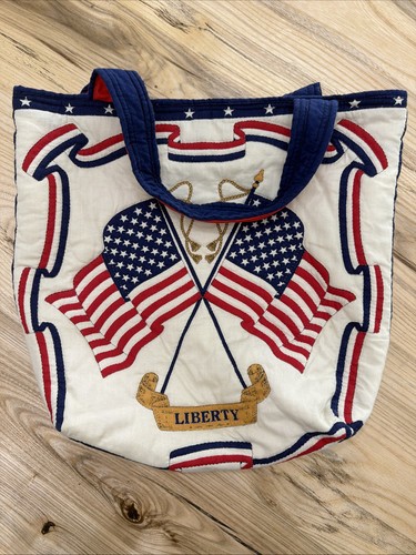 Vintage quilted patriotic - vintage,