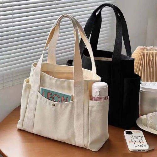 Stylish large canvas - large, tote