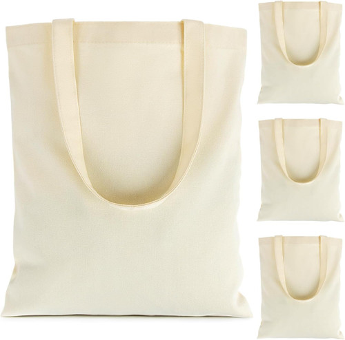 Blank canvas tote bags 4 - blank,