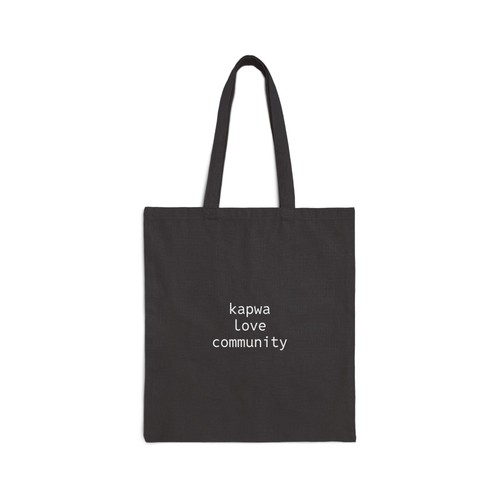 Kapwa cotton canvas - canvas, tote