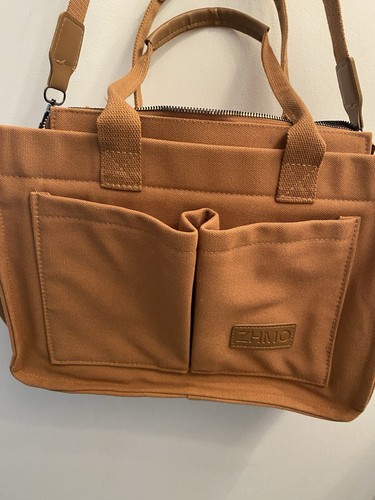 Zhmo brown canvas zip top - canvas, zip-top