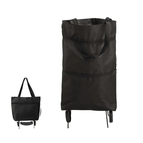 Foldable shopping bag with - foldable,