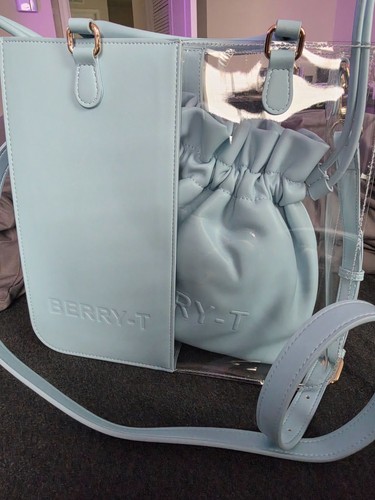 Berry blue tote bag - berry-t,