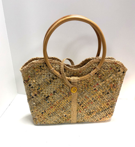 Vintage magazine woven - , art