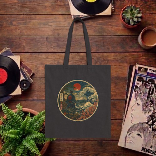Japanese purse ukiyoe tote - purse,