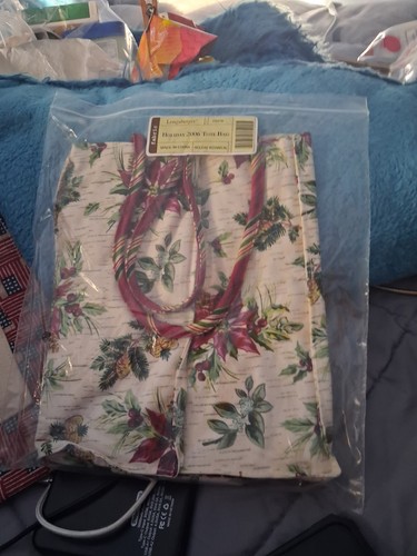 Longaberger holiday tote - holiday,