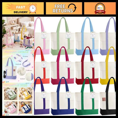 Mini canvas tote bags - mini, with