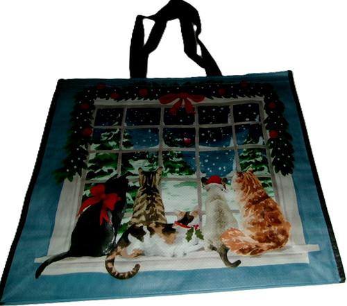 Christmas reusable tote - ~reusable,