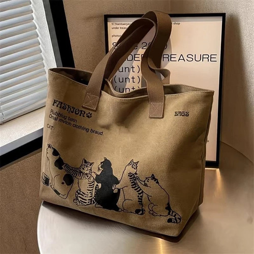 Women canvas tote bag - tote,