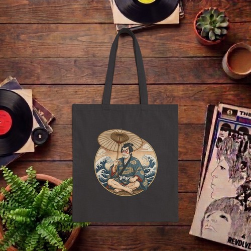 Japanese purse ukiyoe tote - japanese,