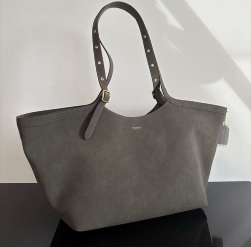 Coach cbm47 suede tote bag - suede,