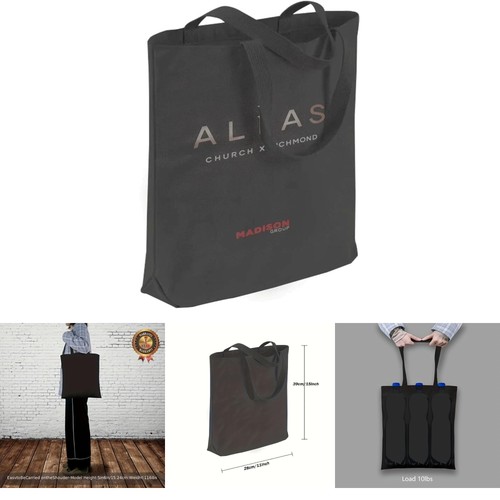 Pack black cotton canvas - 2,