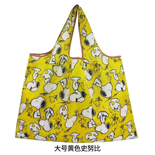 Snoopy foldable shopping bag - snoopy,