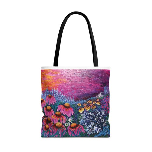Pink wildflower field - pink, |