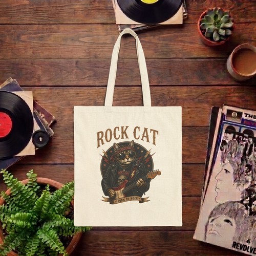 Rock cat tote - tote,
