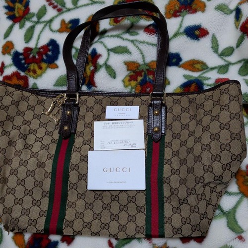 Gucci canvas tote - gucci, bag