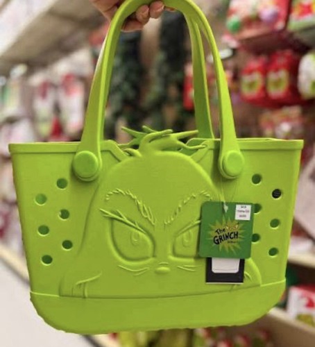 Viral grinch tote bag - viral,