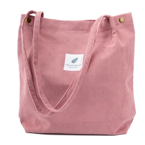 Cute corduroy tote bag canvas - cute,