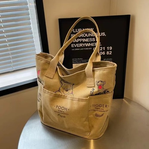 Printed canvas tote - tote, retro