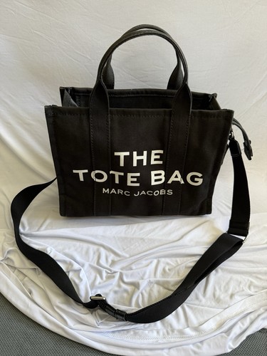 Marc black canvas tote bag - marc,